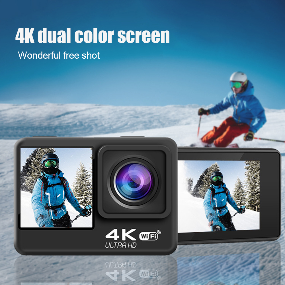 Action Camera 4K 60FPS con obi - Action Camera 4K 60Fps Dual Screen recensione e prezzo