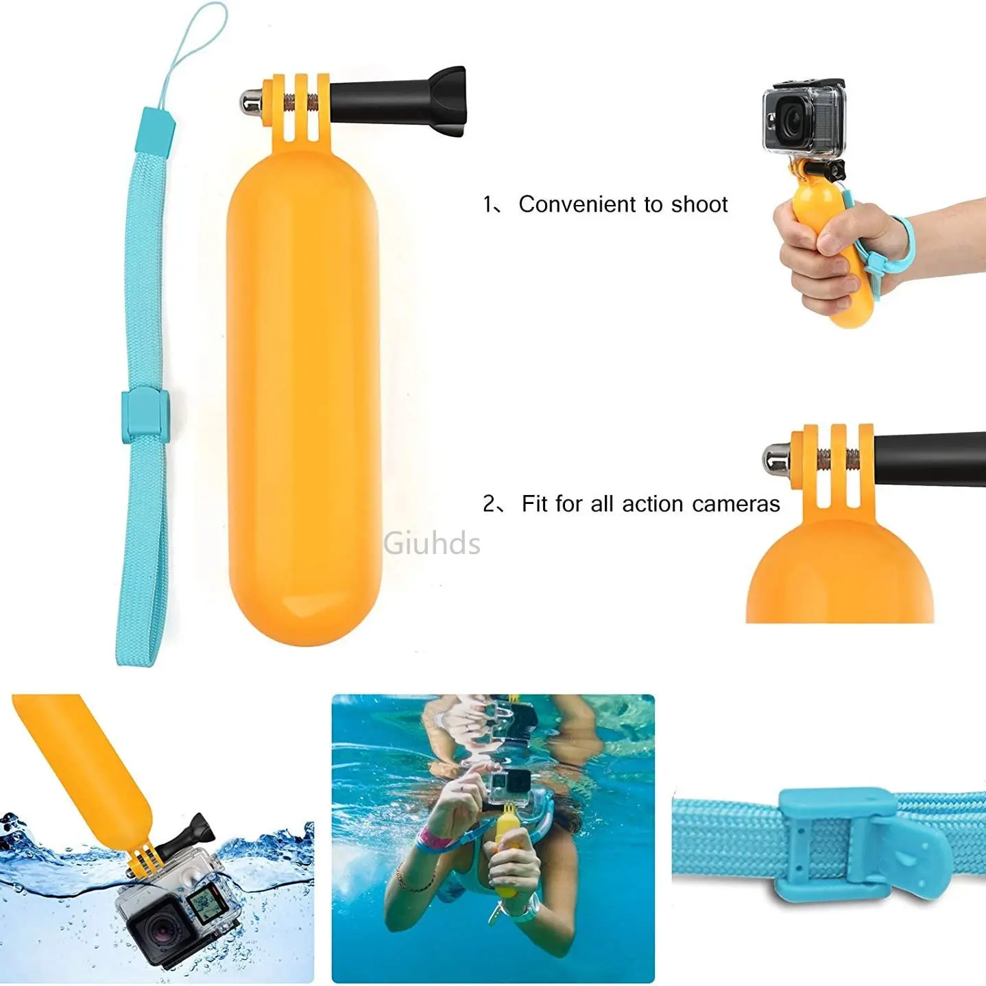 Maniglia galleggiante portatil - Action Camera Floating Handle Grip recensione e prezzo