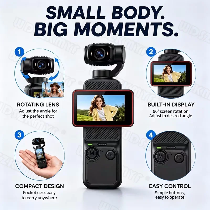 Nuova Action Camera Portatile  - Action Camera Optical Image Stabilization recensione e prezzo