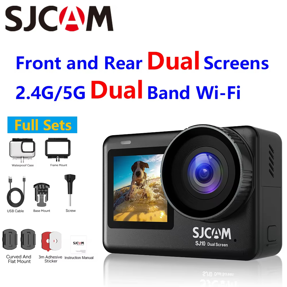 Videocamera Sportiva SJCAM SJ1 - Action Camera 4K 60Fps Dual Screen recensione e prezzo