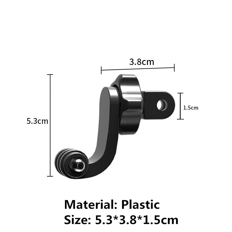 Universale 360 °   Adattatore  - Action Camera Motorcycle Helmet Mount recensione e prezzo