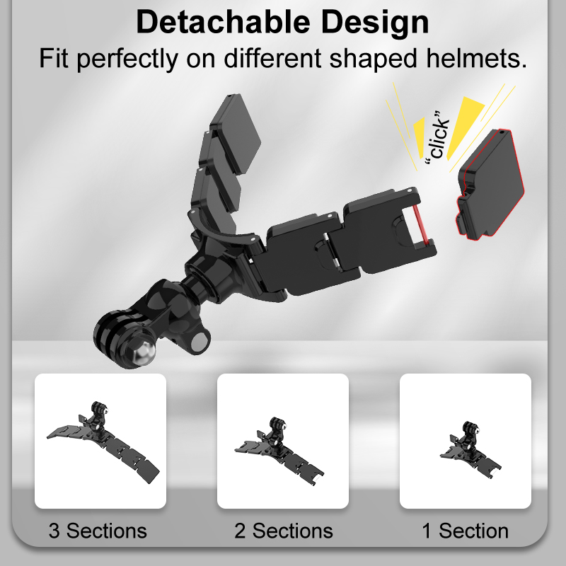 Supporto per mentoniera per ca - Action Camera Motorcycle Helmet Mount recensione e prezzo
