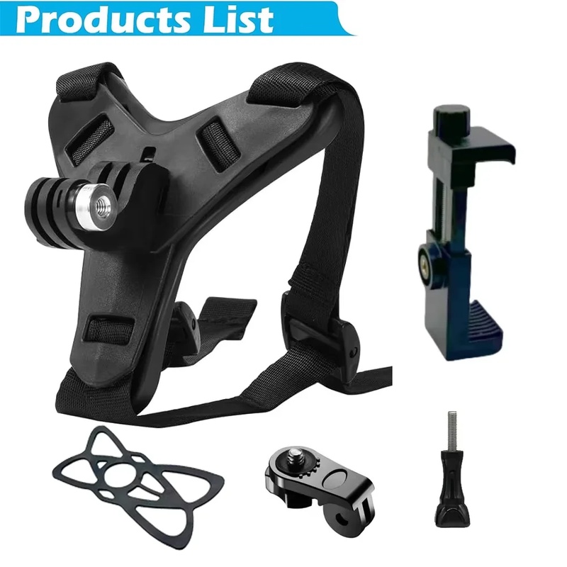 Supporto per Casco da Moto con - Action Camera Motorcycle Helmet Mount recensione e prezzo