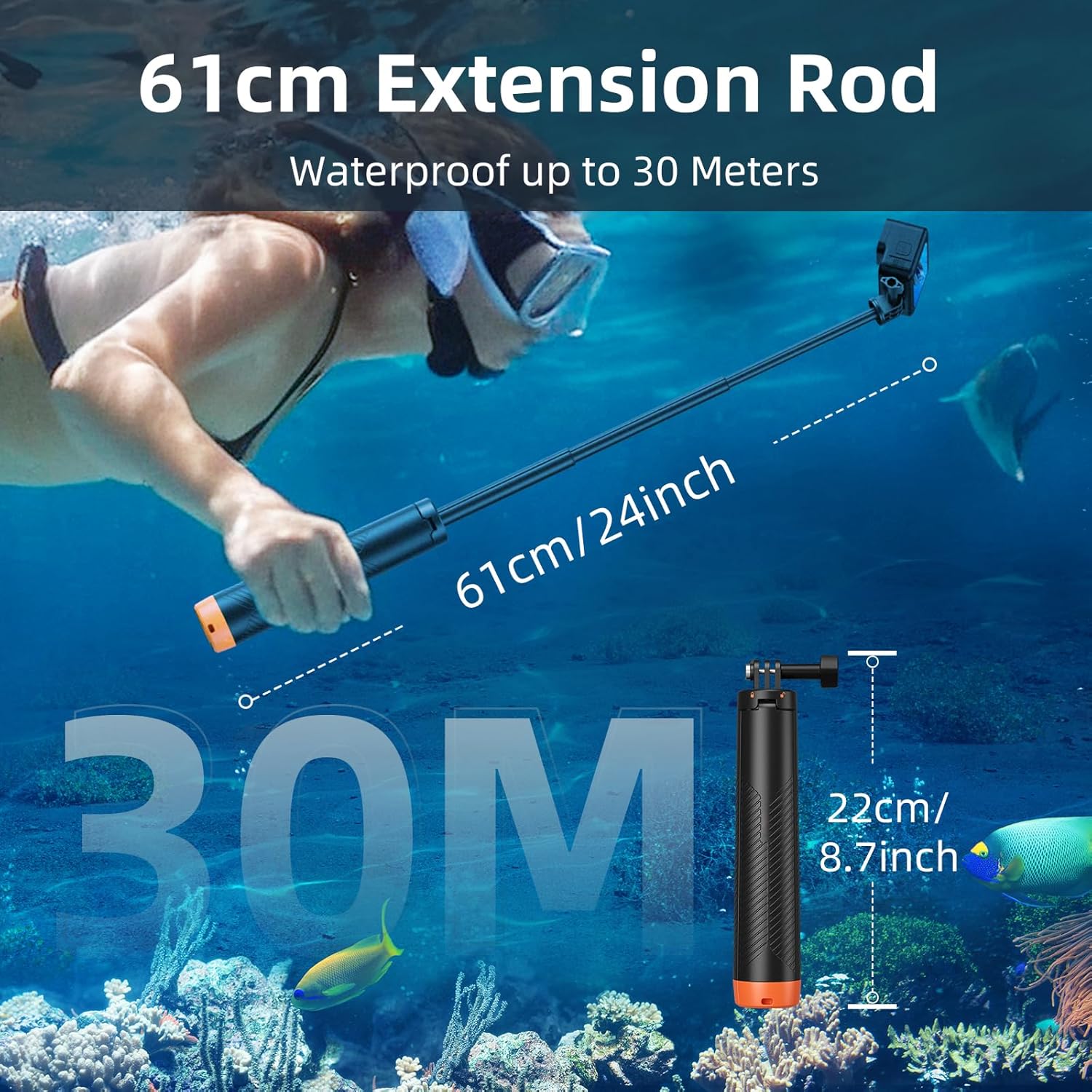 Treppiede Galleggiante 4 in 1  - Action Camera Floating Handle Grip recensione e prezzo