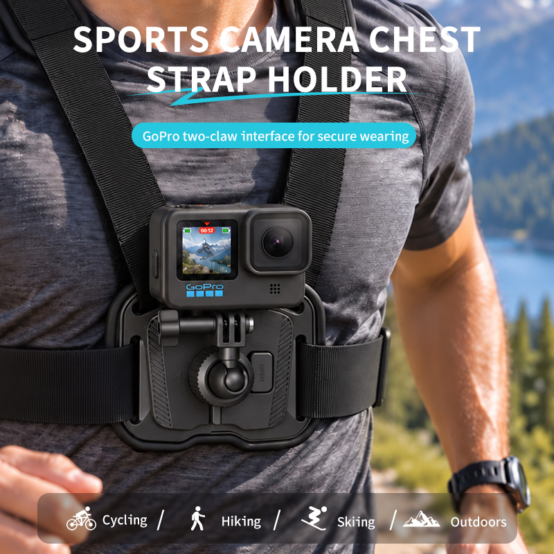Supporto da petto per fotocame - Action Camera Chest Strap Harness Mount recensione e prezzo
