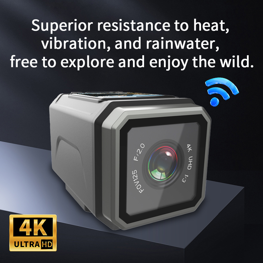 Telecamera d'azione 4K EIS 125 - Action Camera Motorcycle Helmet Mount recensione e prezzo