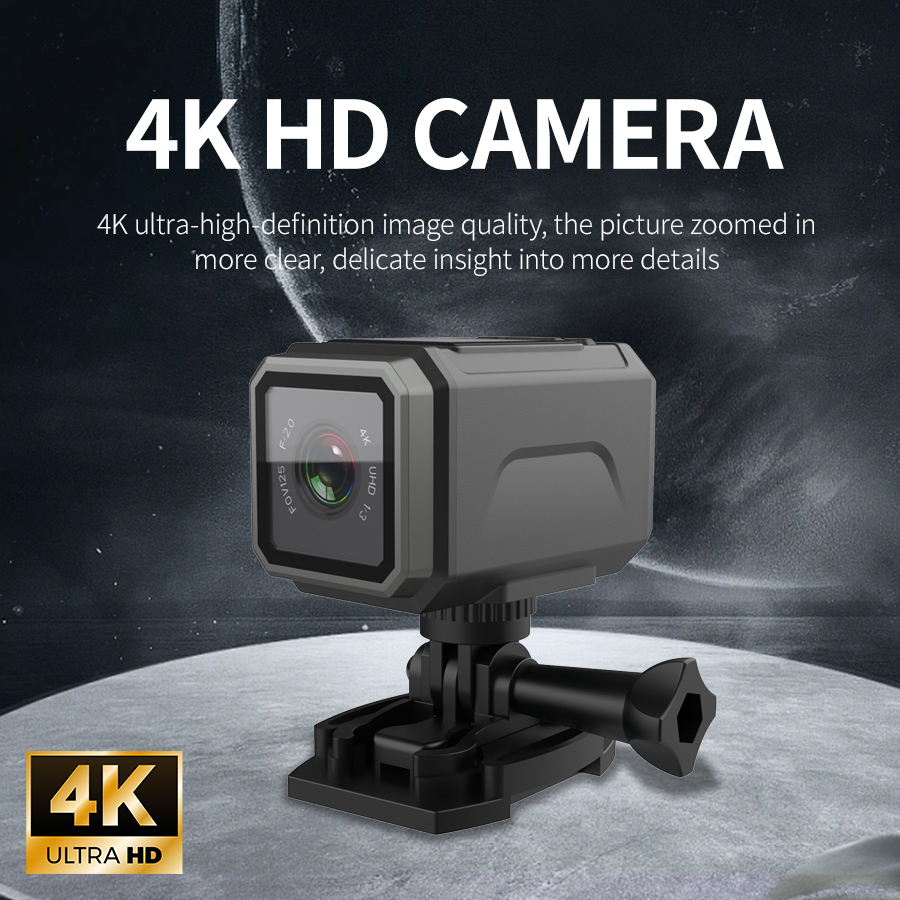 Telecamera d'azione 4K EIS 125 - Action Camera Motorcycle Helmet Mount recensione e prezzo