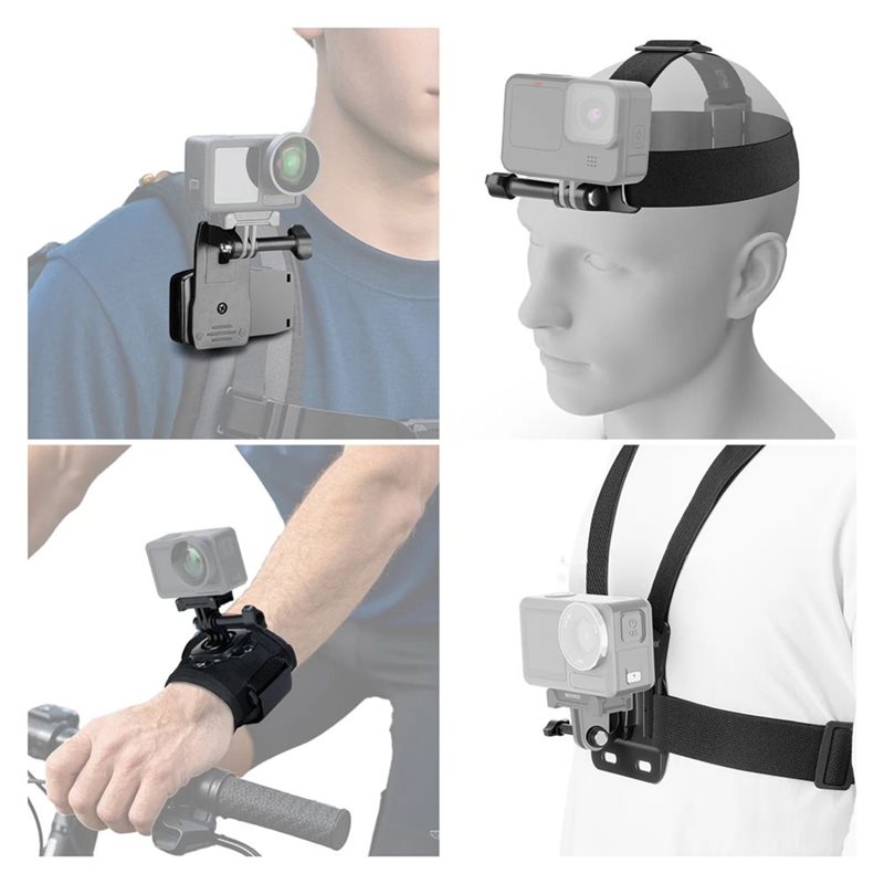 B03B-Cintura di fissaggio per  - Action Camera Chest Strap Harness Mount recensione e prezzo