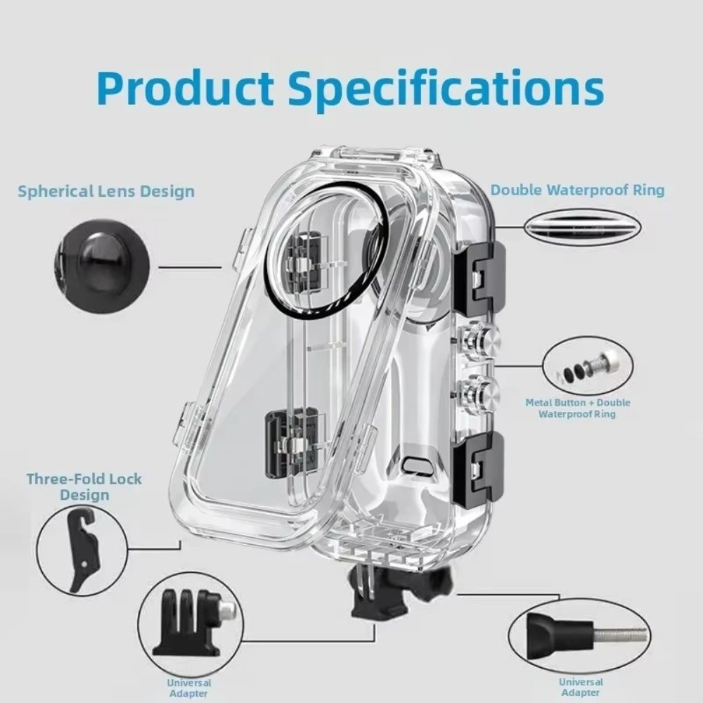 Custodia Subacquea Invisibile  - Action Camera Diving Case Underwater 60M recensione e prezzo
