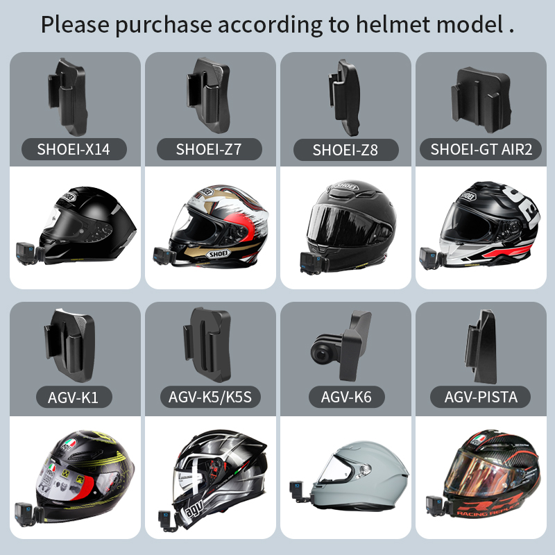 Supporti per action cam con me - Action Camera Motorcycle Helmet Mount recensione e prezzo