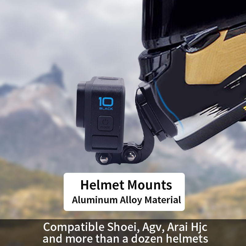 Supporti per action cam con me - Action Camera Motorcycle Helmet Mount recensione e prezzo