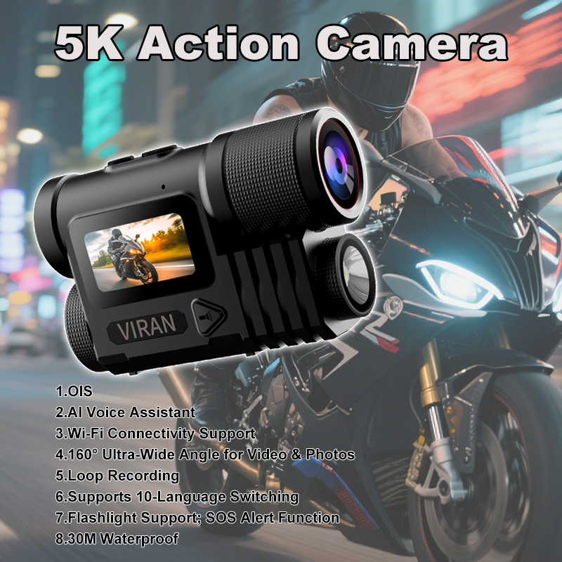 Action Camera 5K 30M Impermeab - Action Camera Optical Image Stabilization recensione e prezzo
