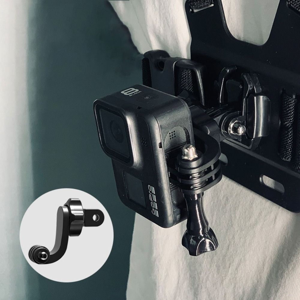 Universale 360 °   Adattatore  - Action Camera Motorcycle Helmet Mount recensione e prezzo