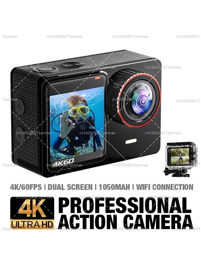 Action Camera WiFi 4K 60FPS co - Action Camera 4K 60Fps Dual Screen recensione e prezzo