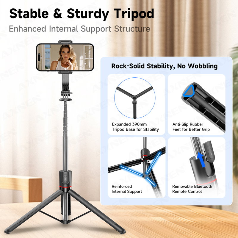 AXNEN F15 Treppiede allungabil - Action Camera Selfie Stick Invisible recensione e prezzo
